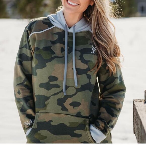 Yee Yee Tops - Granger Smith Yee Yee Apparel Camo Hoodie Sweatshirt Women’s Size Lg